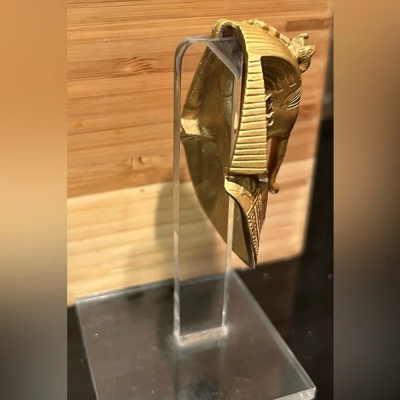 FREE SHIPPING! King Tut Mask Brass Pendant Metropolitan Museum Of Art MMA 1976 - Picture 5 of 6